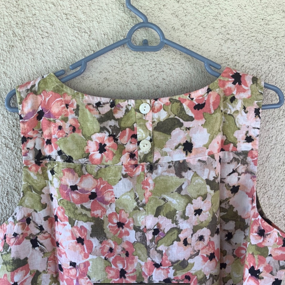 J.JILL LINEN  MIDI DRESS